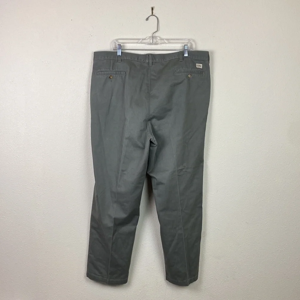 Flyers | Green Cotton Dress Pant Trousers Men's 42x30